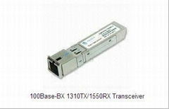 100Base-BX 1310TX/1550RX Transceiver