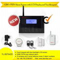 Wireless security system PSTN+GSM alarm