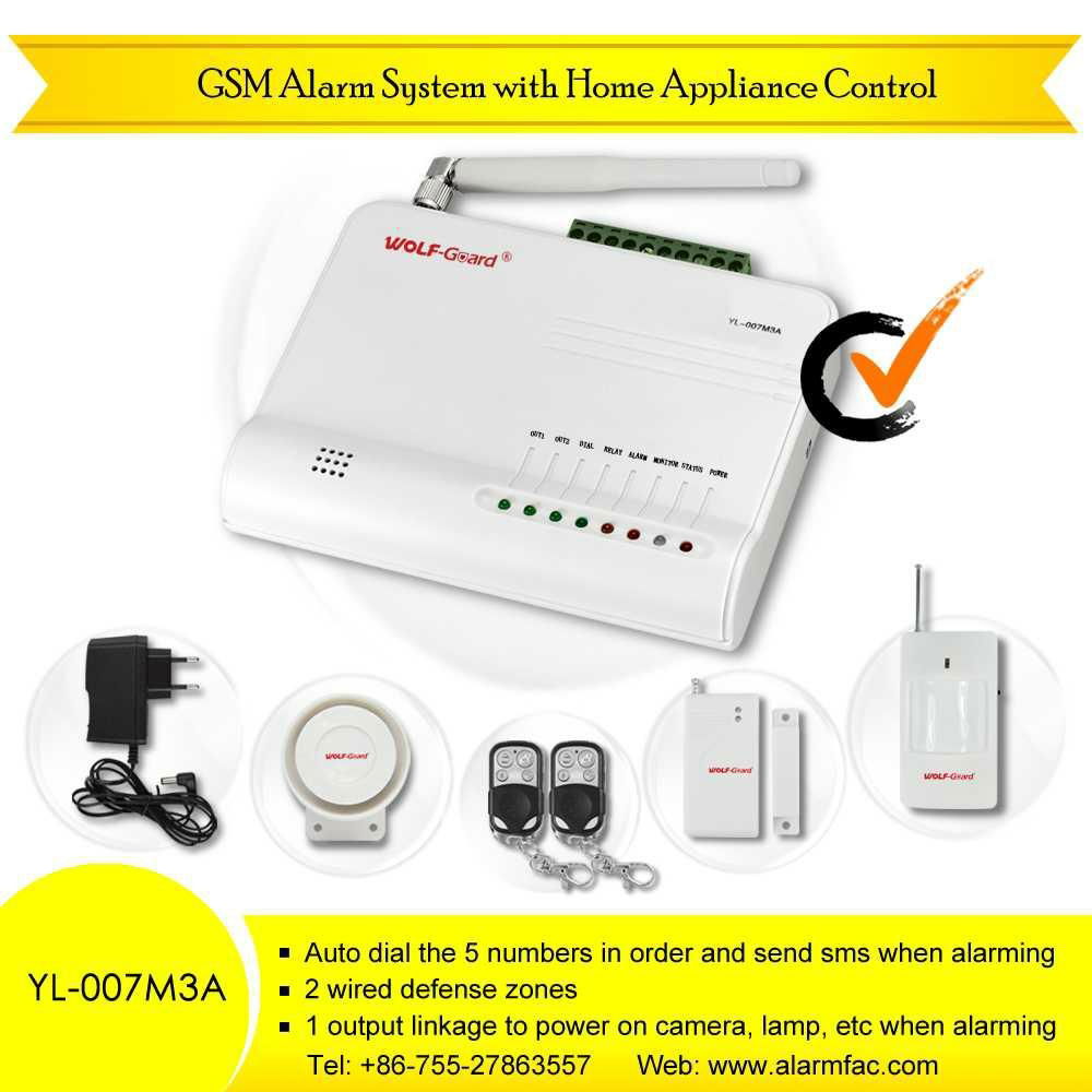 Home Alarm GSM OEM brand service DIY Alarm system