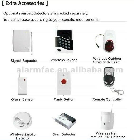 GSM alarm system new hot sale home shop alarm equipment 3