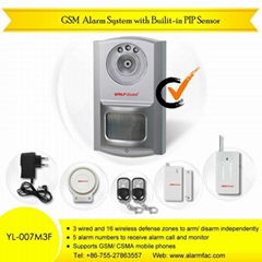 Wireless GSM Alarm System with Built-in PIR Sensor (YL-007M3F) Rz