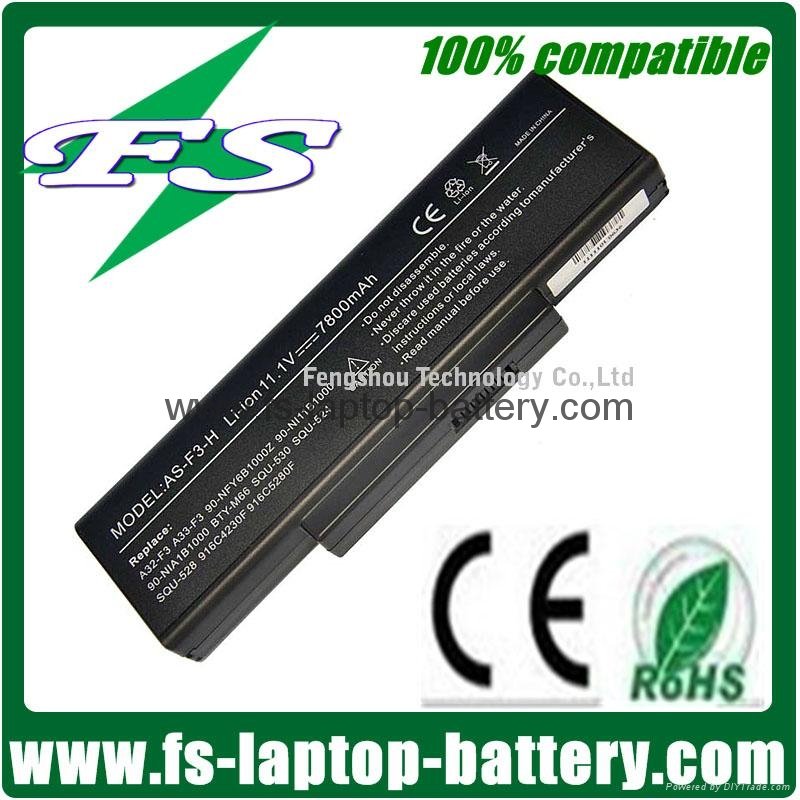 7800mAh High capacity compatible laptop battery AS-F3 for Asus A9RP A9T F2 F2F F