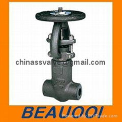 Forged Globe Valve Bolted Bonnet 2500LB