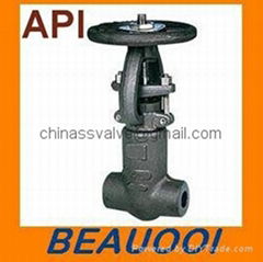 Forged Gate Valve Self Sealing Bonnet 2500LB