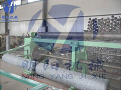  straight and reverse hexagonal wire mesh weaving machine 