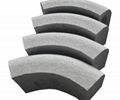 Curved granite curbstone 1