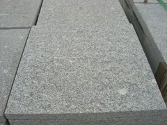 Flamed grey granite tile