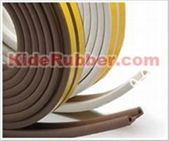 EPDM foam adhesive backed door weatherstrip seal