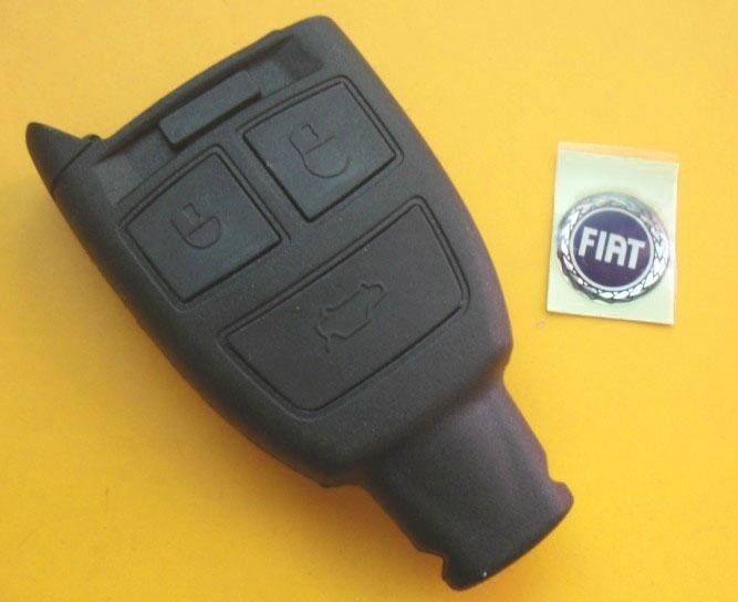 Fiat 3 buttons remote blank car key case