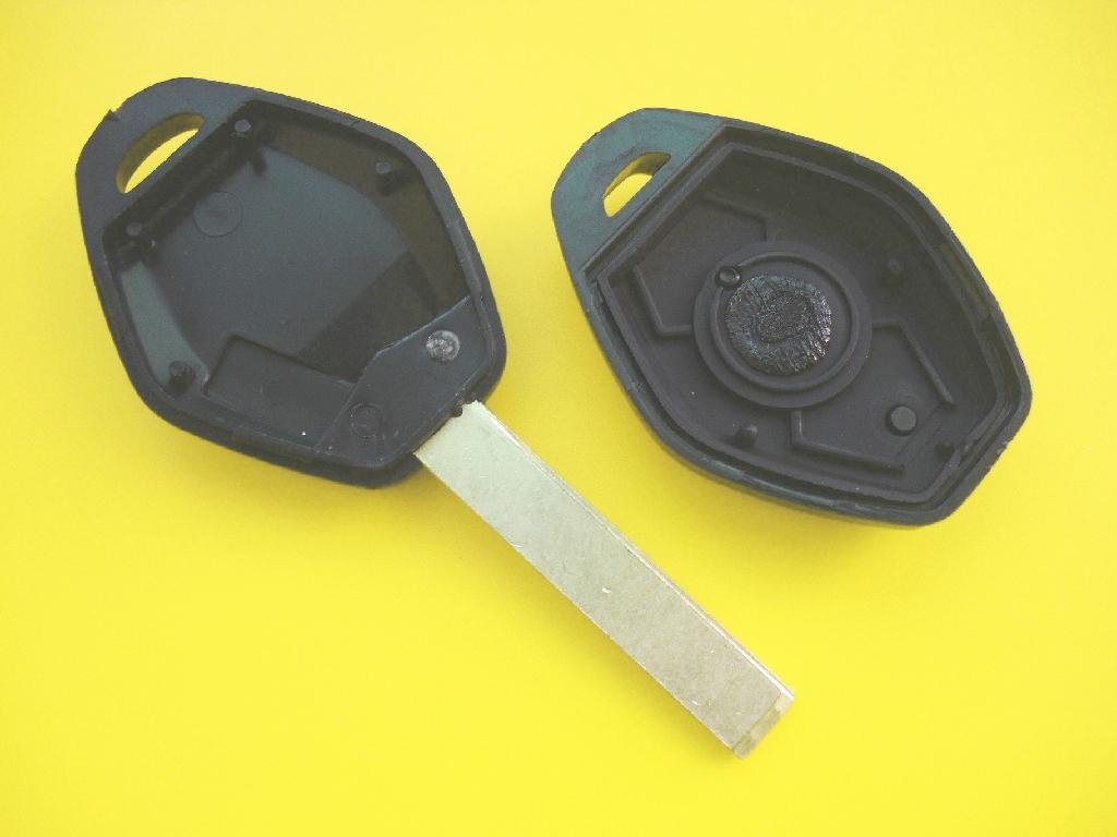 BM remote car key shell HU92 blade 2 button without writings on the back 2