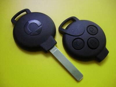 Benz Smart 3 buttons remote car key shell