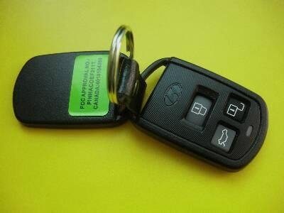 Hyundai New style Sonata 3 buttons remote car key cover 3