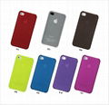 Fasion Case matting contact rainbow frosted case conver fluorescence skin protec