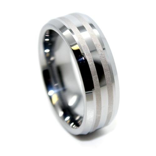 tungsten ring with diamond