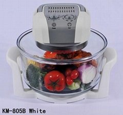 Glass Halogen Oven with 12Liters capacity KM-805B 