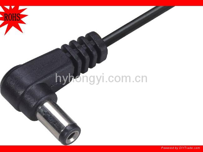90 elbow degree DC male(4.0*1.7mm) cable 2