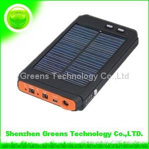 12000 mAh Solar Charger (Power bank) for Laptop with LED Light (GPSO12000)