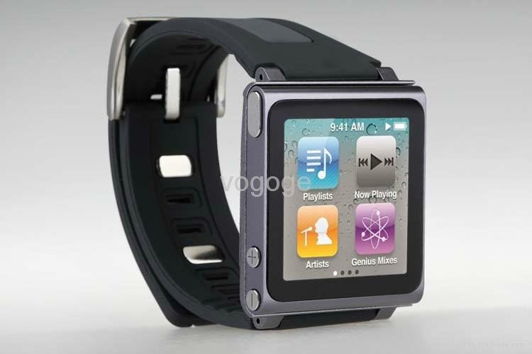 silicon double color iPod nano watch band
