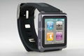silicon double color iPod nano watch band 1