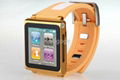 silicon double color iPod nano watch band 2