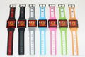 silicon double color iPod nano watch band 4