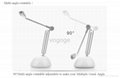 Aluminum tablets stand with led desk lamp 3