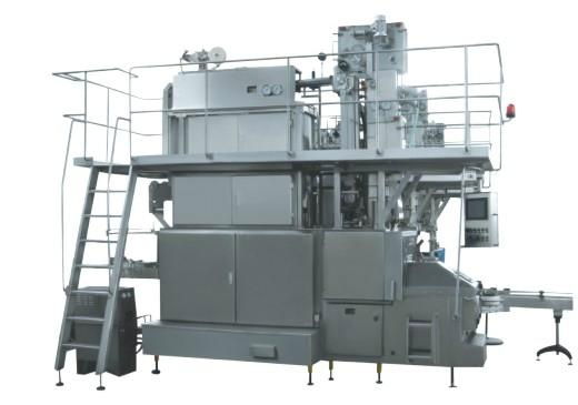 Aseptic brick shape filling machine (milk or juice)