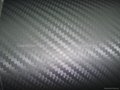 Sliver PVC 3D carbon fiber self adhesive film 2