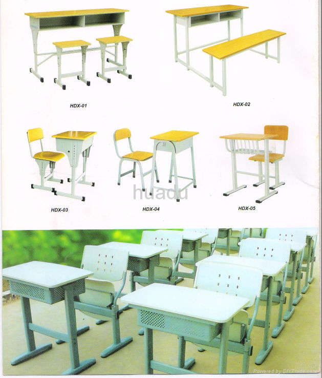 various kind school furniture 