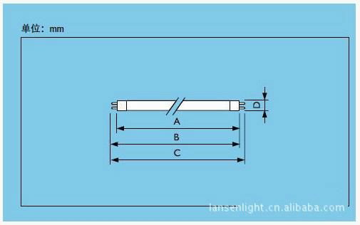 西安T5直管荧光灯管 3