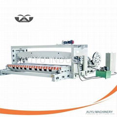 Horizontal veneer slicer machine