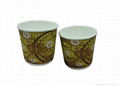 8oz Disposable ripple paper cup