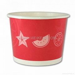 16oz Fruit Printing Ice Cream Paper Cup