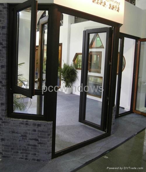 China good quality aluminum French door/casement door 2