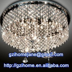 low voltage crystal ceiling lamp modern