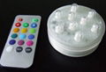 multi color submersible LED lights for vases/underwater led tea lights