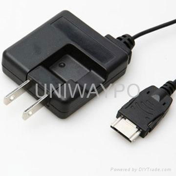 Mobile phone charger with Mini USB and folding function