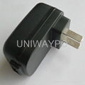 USB power adapter with USA plug and 5W