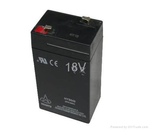6V 4AH lead acid battery emergency light