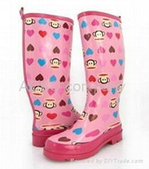 rubber rain boots