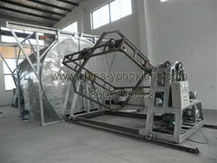 Supply shuttle rotational molding