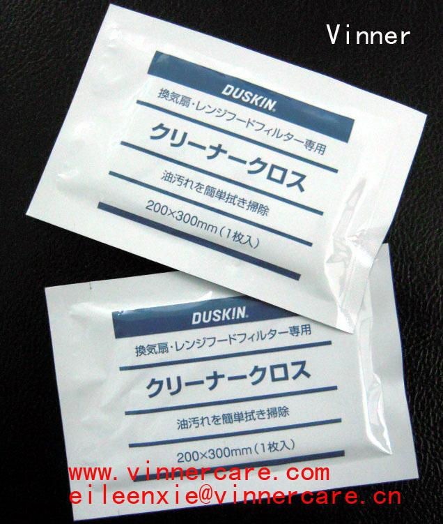 disposable restaurant wet wipes