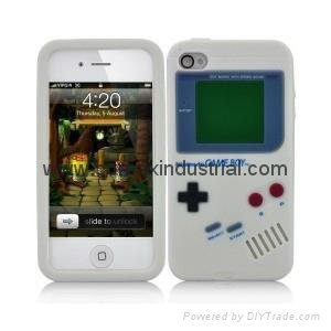 Fashion game boy silicone phone case for iPhone 2
