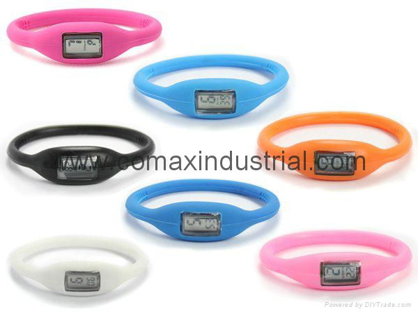 Fashion ion silicone sport watch 4