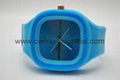 Fashion jelly square silicone sport watch 5