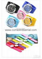 Jelly Silicone slap Watches dial move