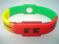 Popular silicone bracelet with ion 2