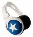 Fashion big star music headphone