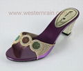 Women Leather Slides 1