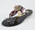 Lady Leather Flip Flops